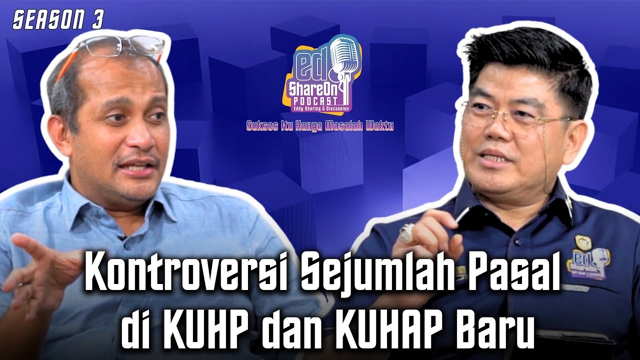 Eddy Hiariej saat di podcast EdShareOn. (Foto: EdShareOn.com)