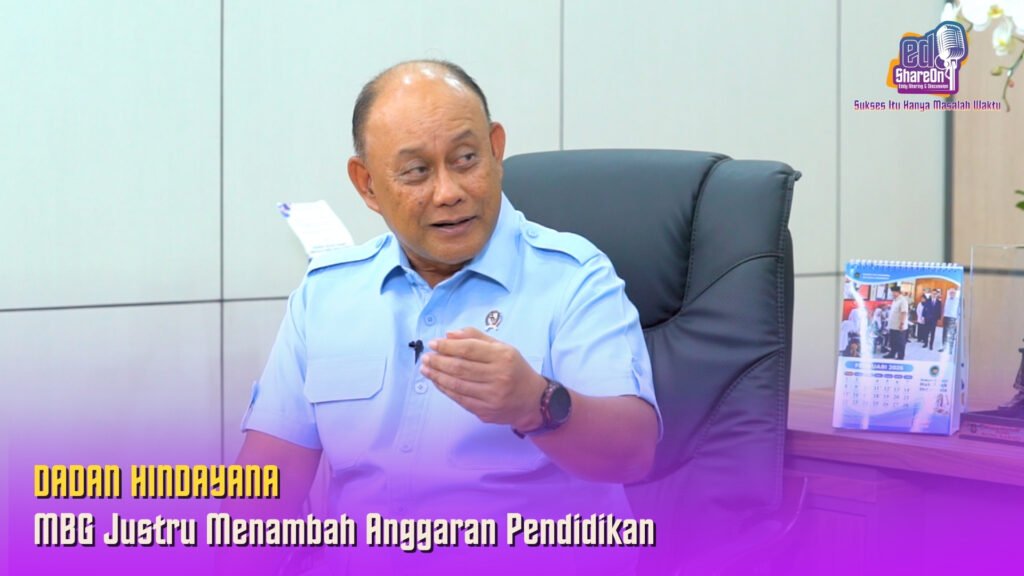 Dadan Hindayana saat di podcast EdShareOn. (Foto: EdShareOn.com)