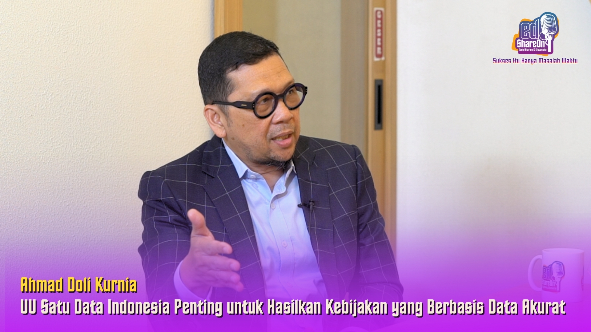 Ahmad Doli saat di podcast EdShareOn. (Foto: EdShareOn.com)