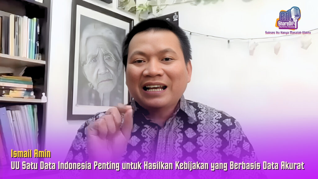 Ismail Amin saat di podcast EdShareOn. (Foto: EdShareOn.com)