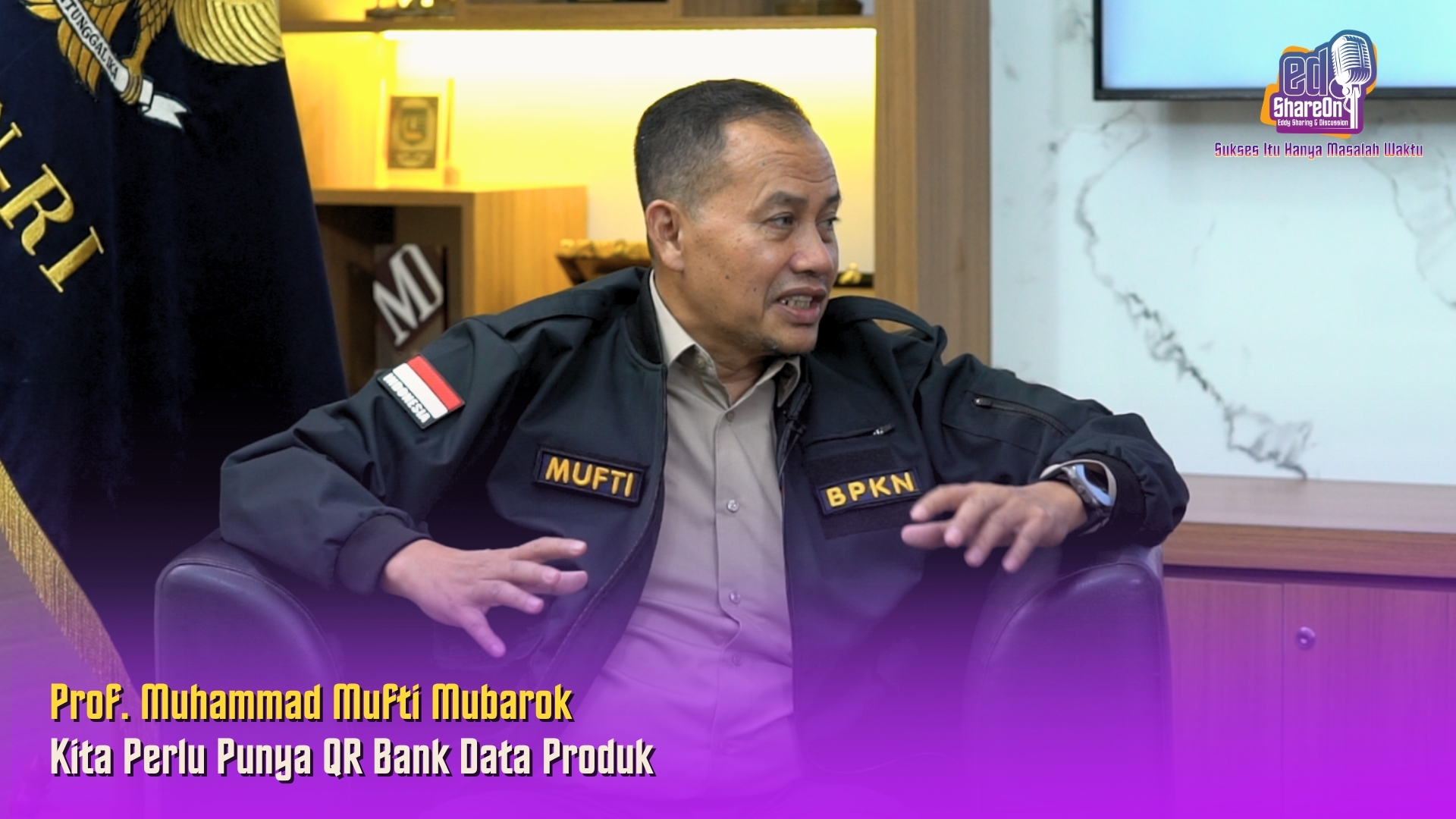 Muhammad Mufti Mubarok saat di podcast EdShareOn. (Foto: EdShareOn.com)