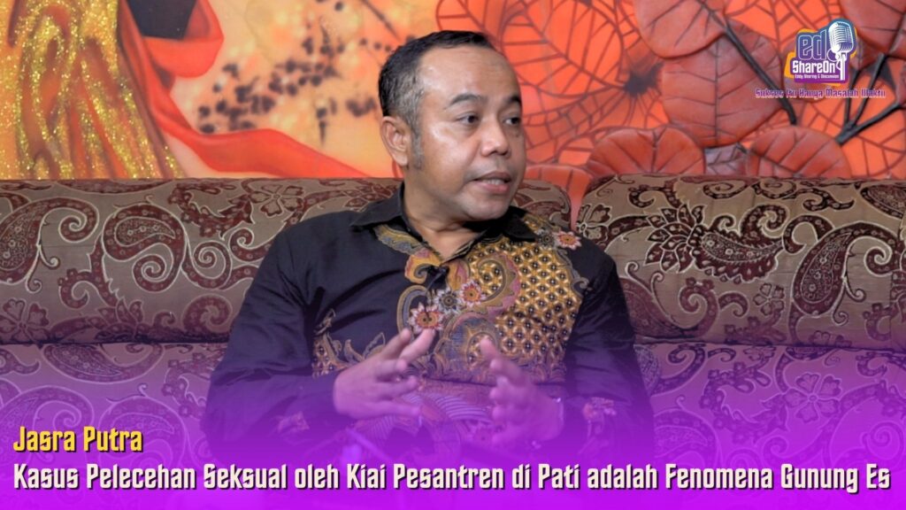 Jasra Putra saat di podcast EdShareOn. (Foto: EdShareOn.com)
