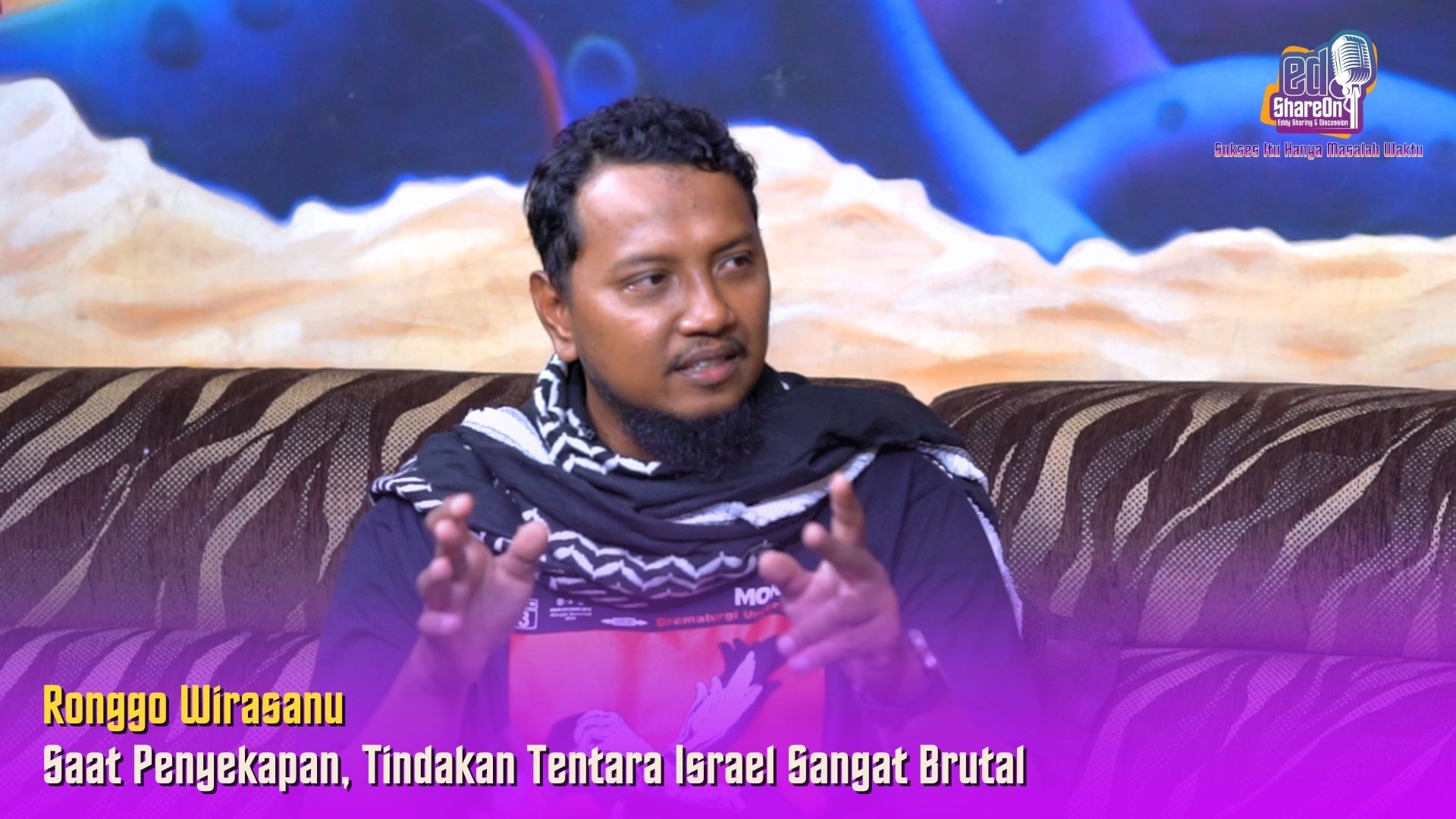Ronggo Wirasanu saat di podcast EdShareOn. (Foto: EdShareOn.com)