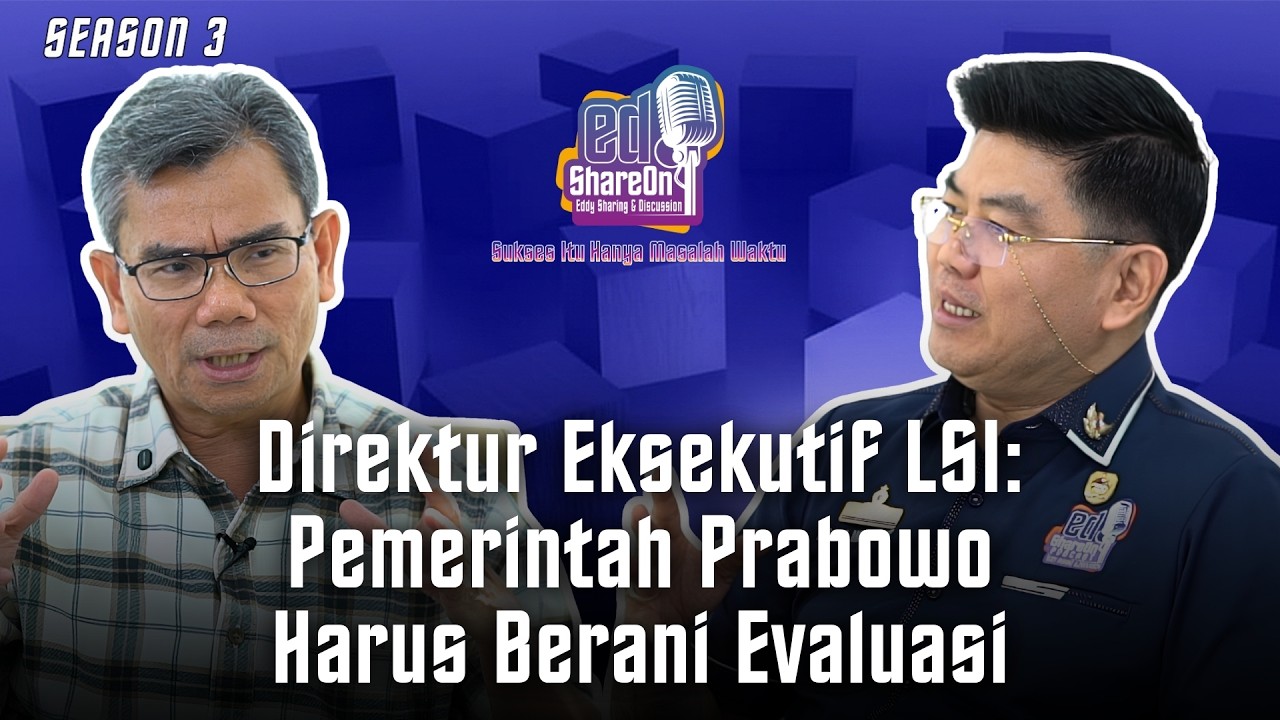 Djayadi Hanan saat di podcast EdShareOn. (Foto: EdShareOn.com)