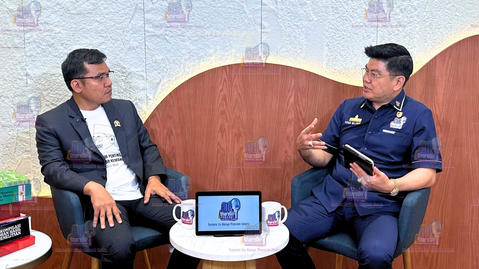 Saurlin Siagian saat di podcast EdShareOn. (Foto: EdShareOn.com)