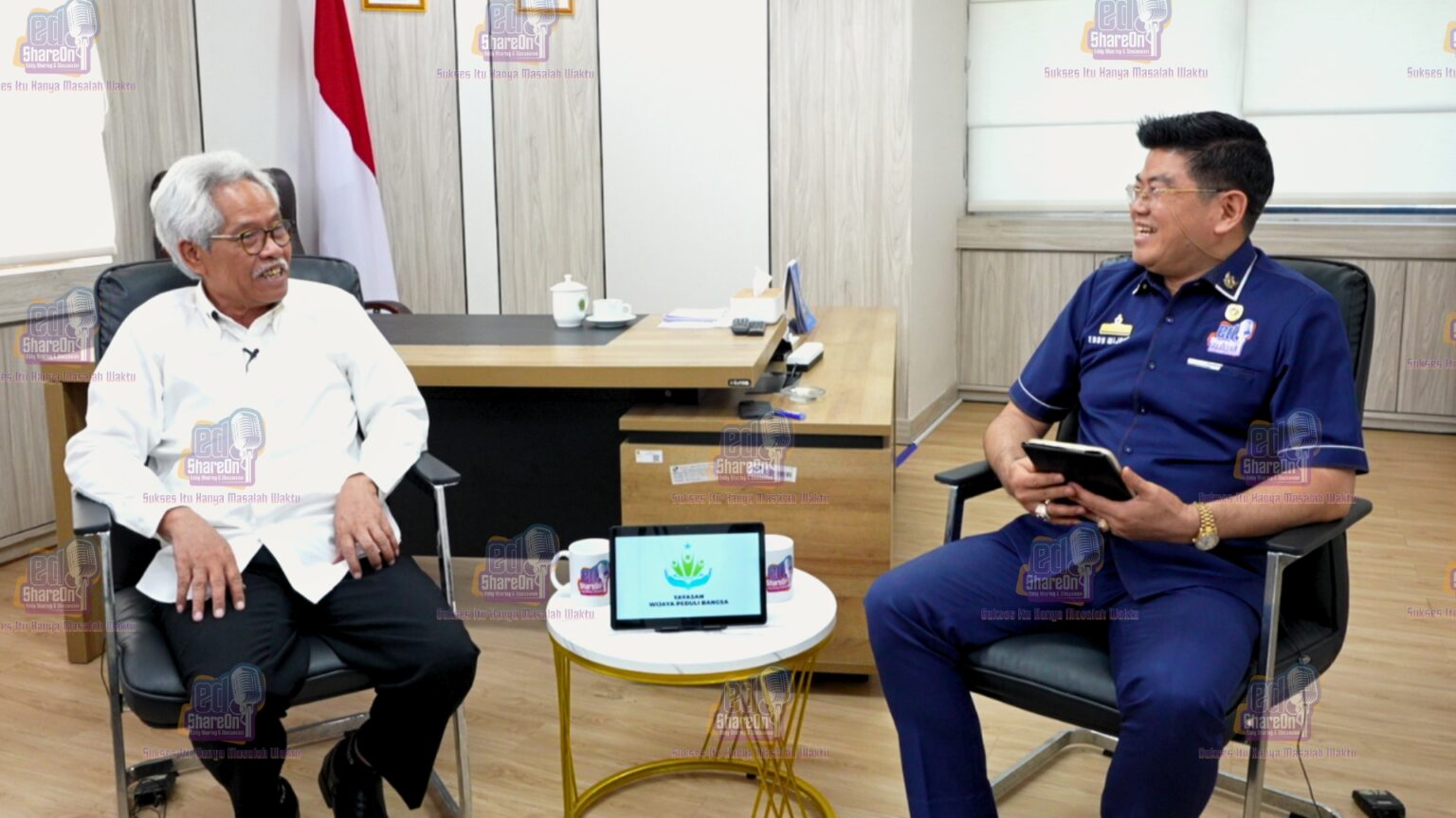 Mbah Rono saat di podcast EdShareOn. (Foto: EdShareOn.com)