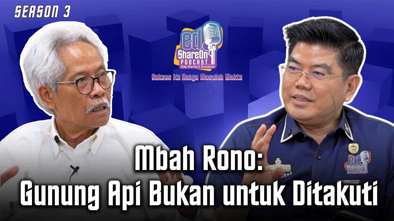 Mbah Rono saat di podcast EdShareOn. (Foto: EdShareOn.com)