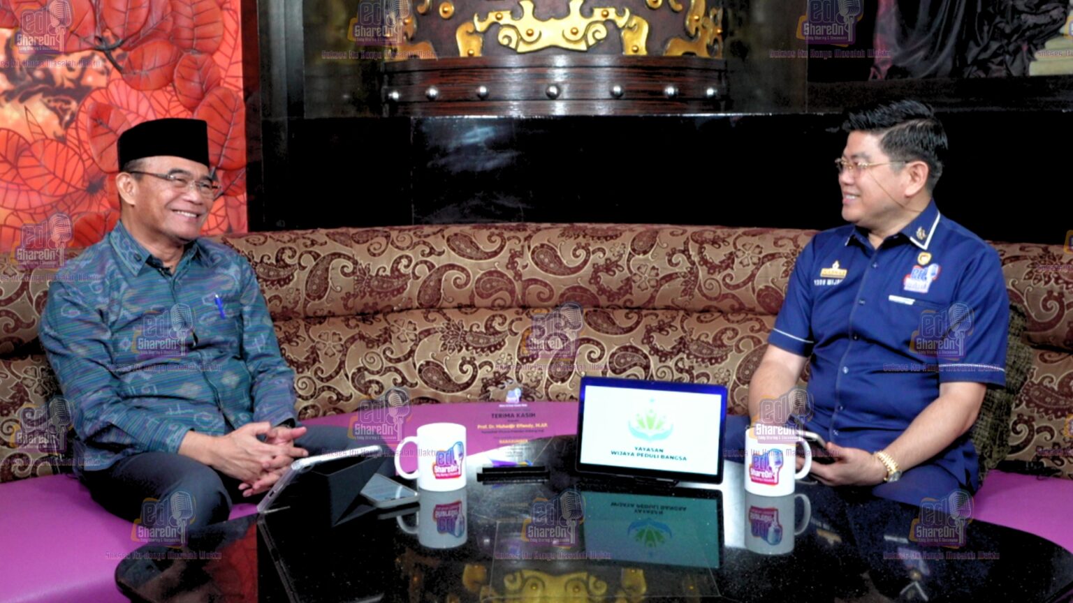 Muhadjir Effendy saat di podcast EdShareOn. (Foto: EdShareOn.com)