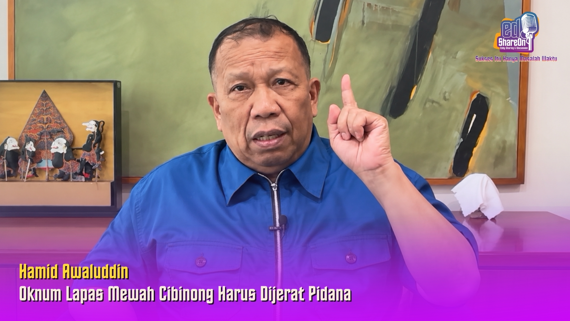 Hamid Awaluddin saat di podcast EdShareOn. (Foto: EdShareOn.com)